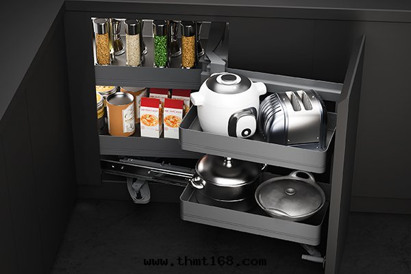 讓廚房(fáng)空(kōng)间翻倍，拉籃收(shōu)納是(shì)關(guān)鍵
